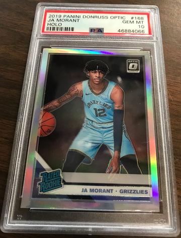 2019-20 Donruss Optic Ja Morant HOLO PSA 10