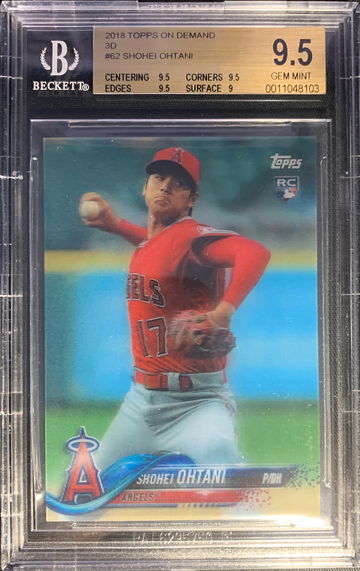 Shohei Ohtani :: 2018 Topps On-Demand 3D RC :: BGS 9.5 POP 20