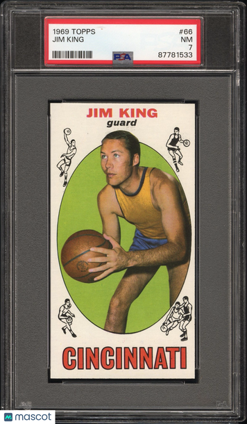 1969 Topps Jim King #66 PSA 7