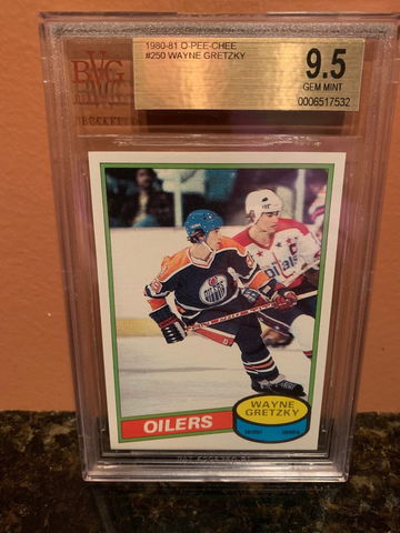 1980-81 O-PEE-CHEE OPC Wayne Gretzky #250 BVG BGS 9.5 GEM MINT (Low Pop)