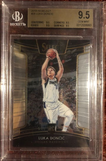 Luka Doncic Select RC BGS 9.5 True Gem