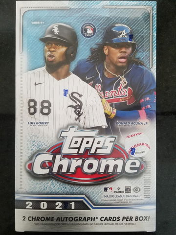 2021 Topps Chrome Hobby Box 