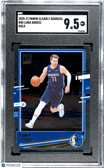 2020 Panini Clearly Donruss Luka Doncic #40 Gold SGC 9.5