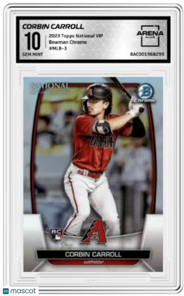 2023 Topps National VIP Corbin Carroll #MLB-3 RC Arena Club 10