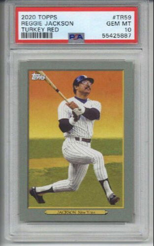 2020 TOPPS TURKEY RED #TR59 REGGIE JACKSON CARD NEW YORK YANKEES PSA 10