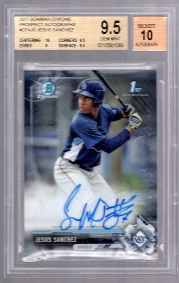 Jesus Sanchez 2017 Bowman  Auto