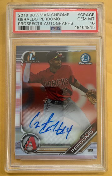 2019 bowman chrome Geraldo perdomo auto 