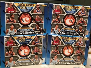 2019-20 Panini NBA Chronicles Unopened Factory Sealed Mega Box Lot of 4