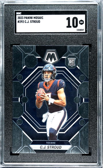 2023 Panini Mosaic C.J. Stroud #292 RC SGC 10