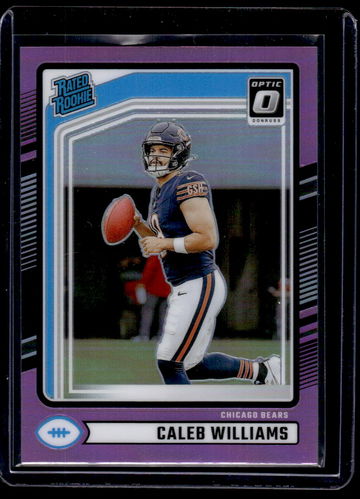 2024 Panini Donruss Caleb Williams Pink Optic Preview Rated Rookie RC #327