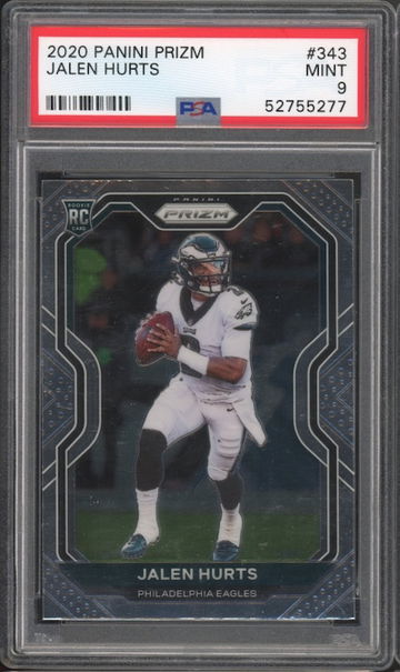 2020 prizm Jalen Hurts psa 9