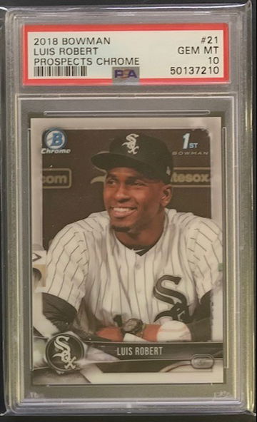 2018 Luis Robert Bowman Chrome RC PSA 10 Gem Mint!!