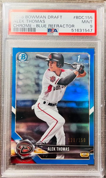 2018 Bowman Chrome Alek Thomas PSA 9