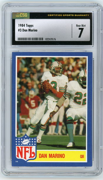 DAN MARINO 1984 Topps NFL Star Set Rc #3 CSG 7