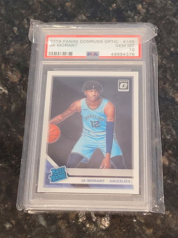 2019 Optic Rated Rookie Ja Morant PSA 10 GEM MT!!