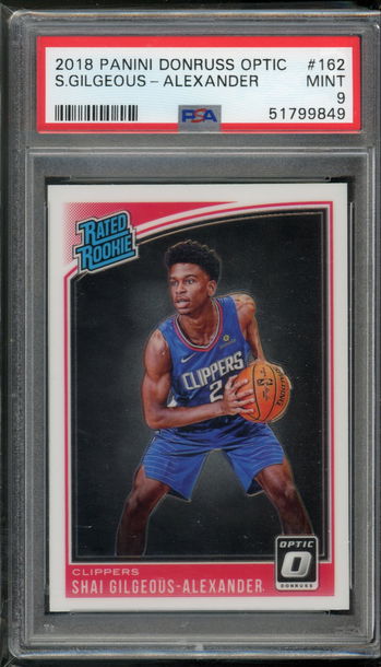 2018 Optic Shai Gilgeous-Alexander PSA 9