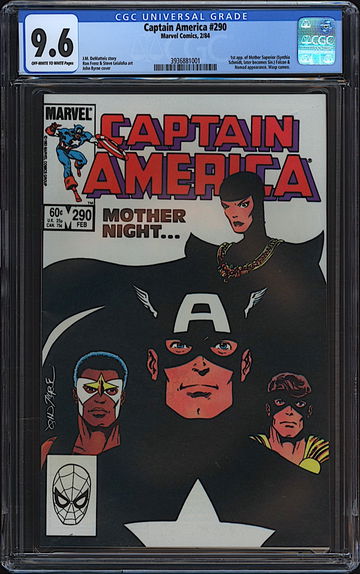 Captain America #290 CGC 9.6 Marvel 1984 1st Sin Red Skull Daughter