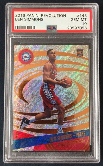 2016-17 Panini Revolution Ben Simmons Rookie Card #143 PSA 10 GEM MINT