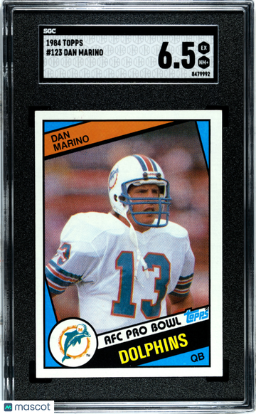 1984 Topps Dan Marino #123 SGC 6.5