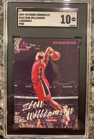 Zion Williamson Luminance 143 Pink SGC 10