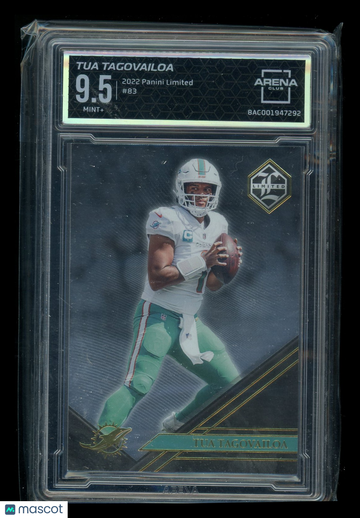 2023 Panini Limited Tua Tagovailoa #83 Arena Club 9.5