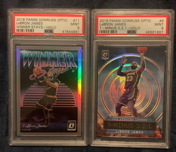 (2) LeBron James Optic Holo