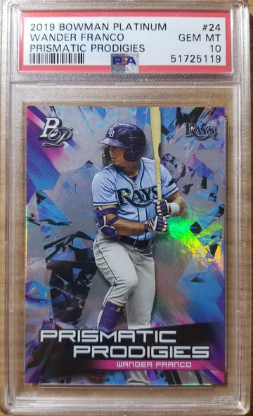 2019 Bowman Platinum Prismatic Prodigies #24 Wander Franco RC PSA 10