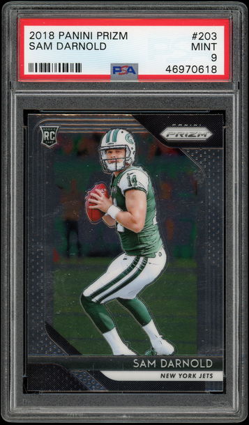 2018 Prizm #203 Sam Darnold RC PSA 9