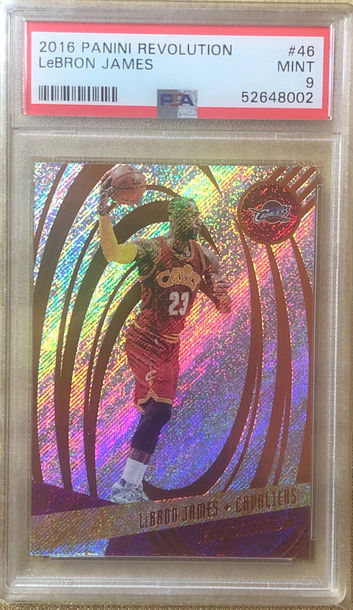 2016 Panini Revolution Lebron James PSA 9 Mint