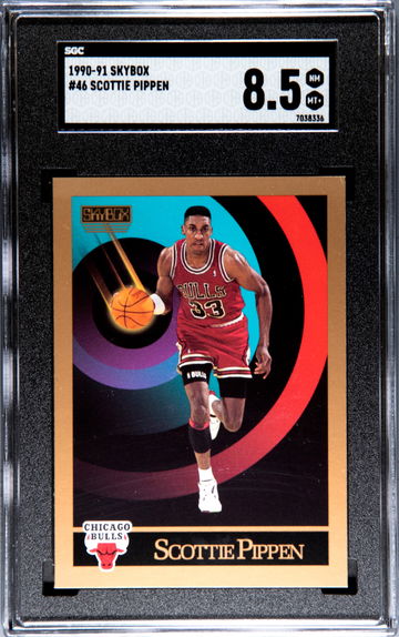 1990-91 Skybox #46 Scottie Pippen SGC 8.5