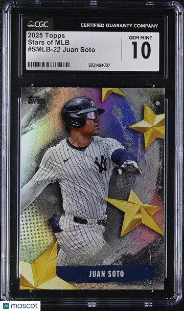 2025 Topps Juan Soto #SMLB-22 Stars of MLB CGC 10