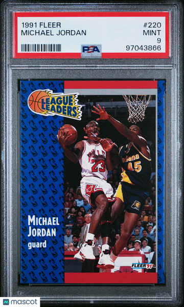 1991 Fleer Michael Jordan #220 PSA 9