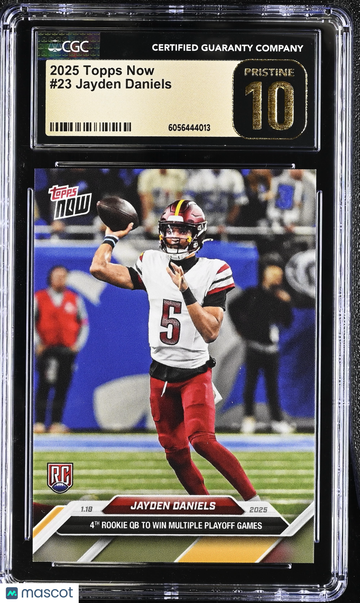 2025 Topps Now Jayden Daniels #23 CGC 10