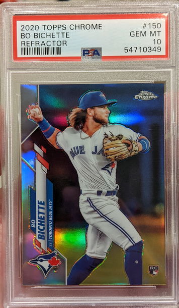 2020 Topps Chrome Reractor Bo Bichette #150
