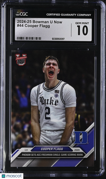2024 Bowman U Now Cooper Flagg #44 CGC 10