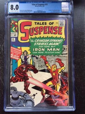 Tales of Suspense #52 CGC 8.0 1st Black Widow!