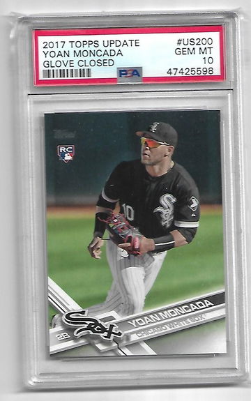 2017 Topps Update Yoan Moncada PSA 10