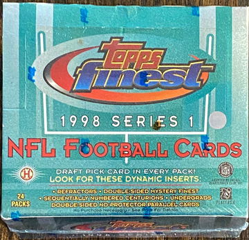 1998 Topps Finest Series 1 Football Factory Sealed Box ~ Possible PEYTON MANNING, RANDY MOSS RCs