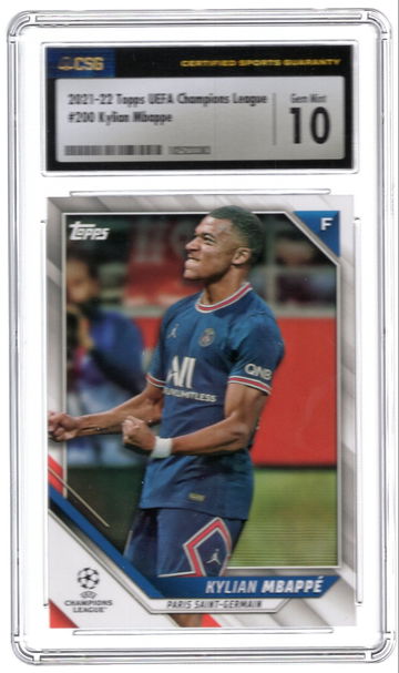 2021-22 Topps UEFA Campions Leauge Kylian Mbappe 10