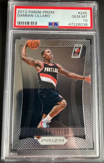 2012 Prizm Damian Lillard PSA 10 #245