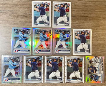 2020 Bowman/Bowman Chrome Wander Franco (11) Card Lot! 🔥📈
