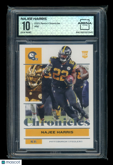 2021 Panini Chronicles Najee Harris #92 RC Arena Club 10