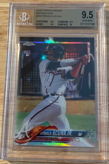 Ronald Acuna 2018 Topps Chrome Refractor