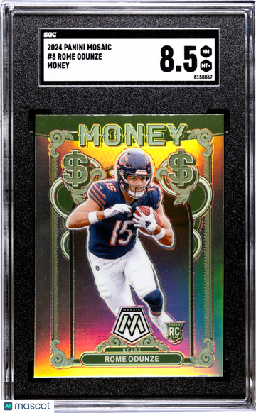 2024 Panini Mosaic Rome Odunze #8 Money SGC 8.5