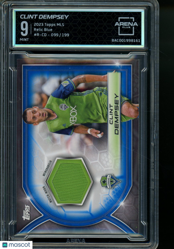 2023 Topps MLS Clint Dempsey #R-CD Blue /199 Relic Arena Club 9