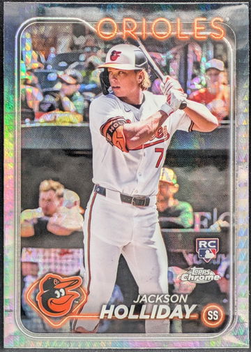 2024 Topps Chrome Prizm Refractor Parallel #88 Jackson Holliday Baltimore Orioles