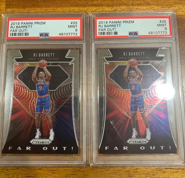Rj Barrett Prizm lot 2 Far Out! #25