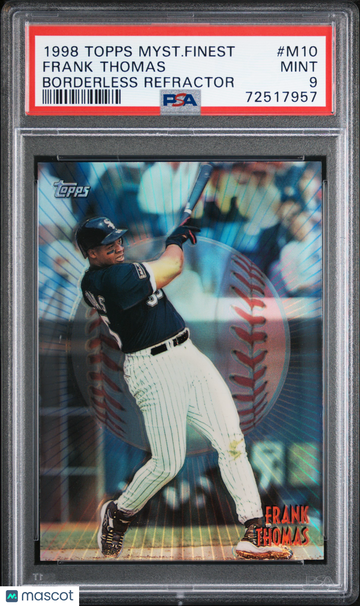 1998 Topps Mystery Finest Frank Thomas #M10 PSA 9