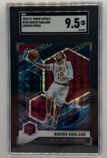 2020-21 Panini Mosaic - Darius Garland - Genesis Prizm #100 SGC 9.5 - Cavaliers