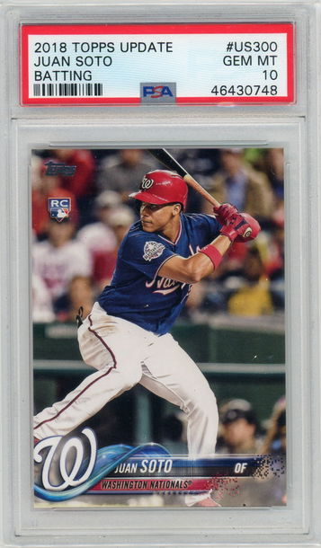 2018 Topps Update Juan Soto PSA 10